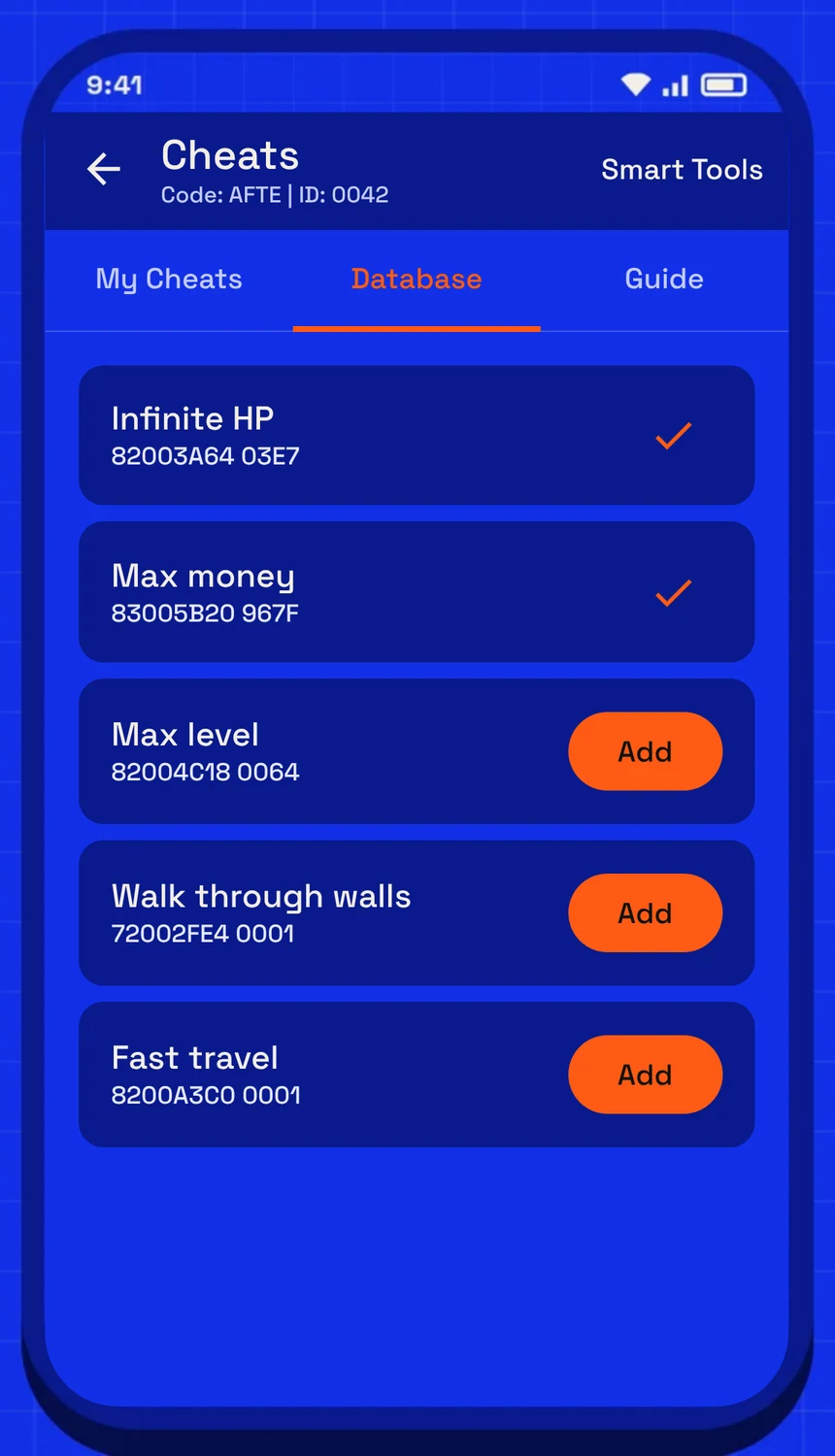 The cheat database